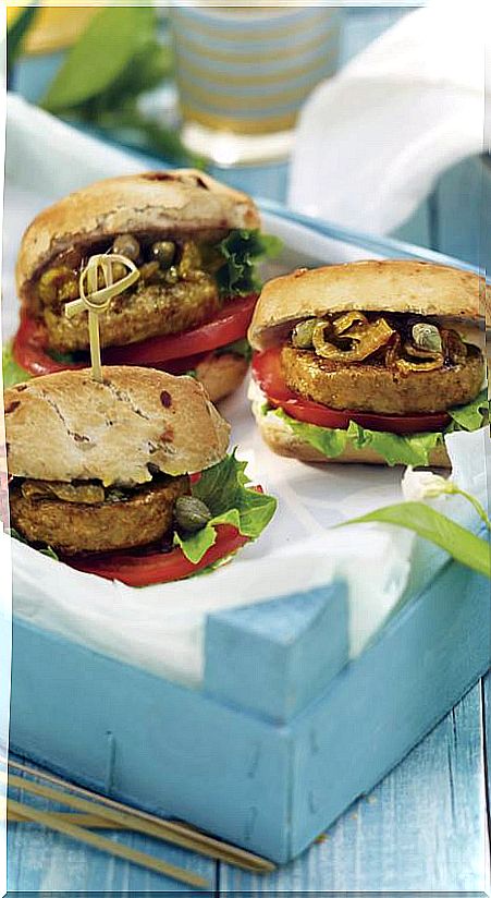 Vegan burgers